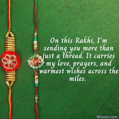 Rakhi Messages Across Distances