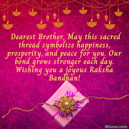 Heartwarming Rakhi Messages for Brothers