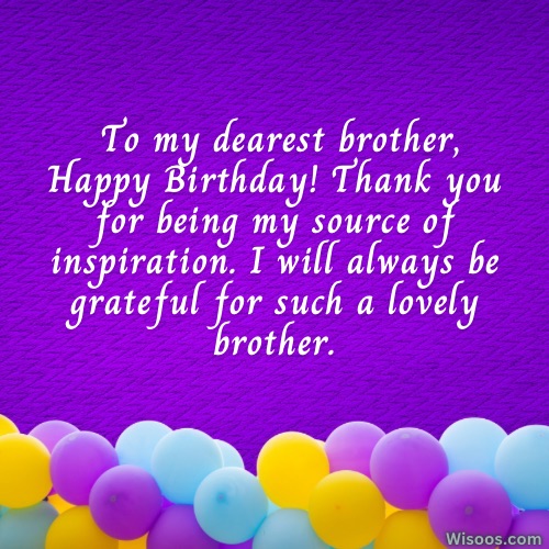 Inspirational Birthday Quotes for Brother