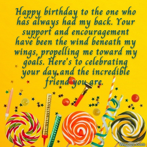 Inspirational Birthday Paragraph to Show Your Support