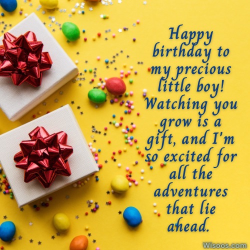 Birthday Wishes for Your Little Son