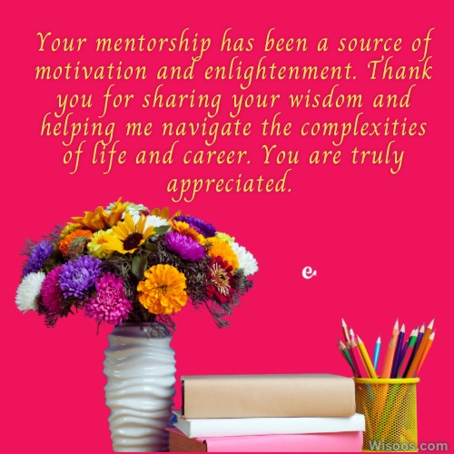 Appreciation Messages for Mentors on Techer's Day