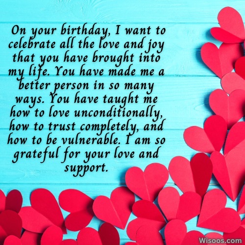 Sweet Birthday Greeting Messages for Your Soulmate