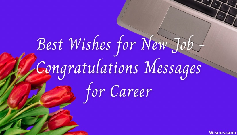 Best Wishes for New Job – Congratulations Messages for Career
