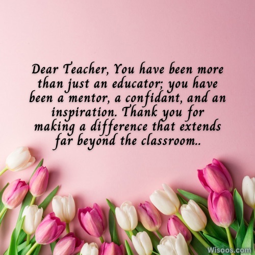 Thank You Messages for Teachers Who Make a Difference