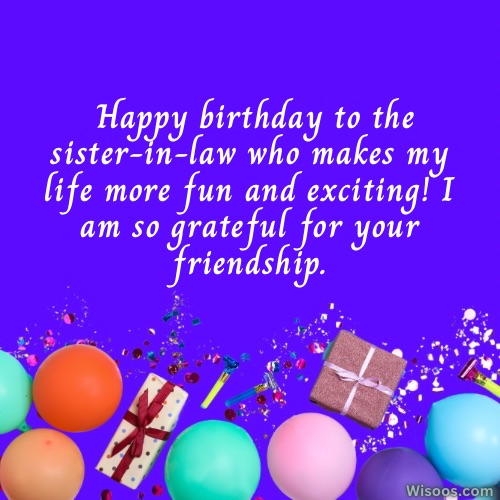 Creative Birthday Wishes for Your Sister-in-Law